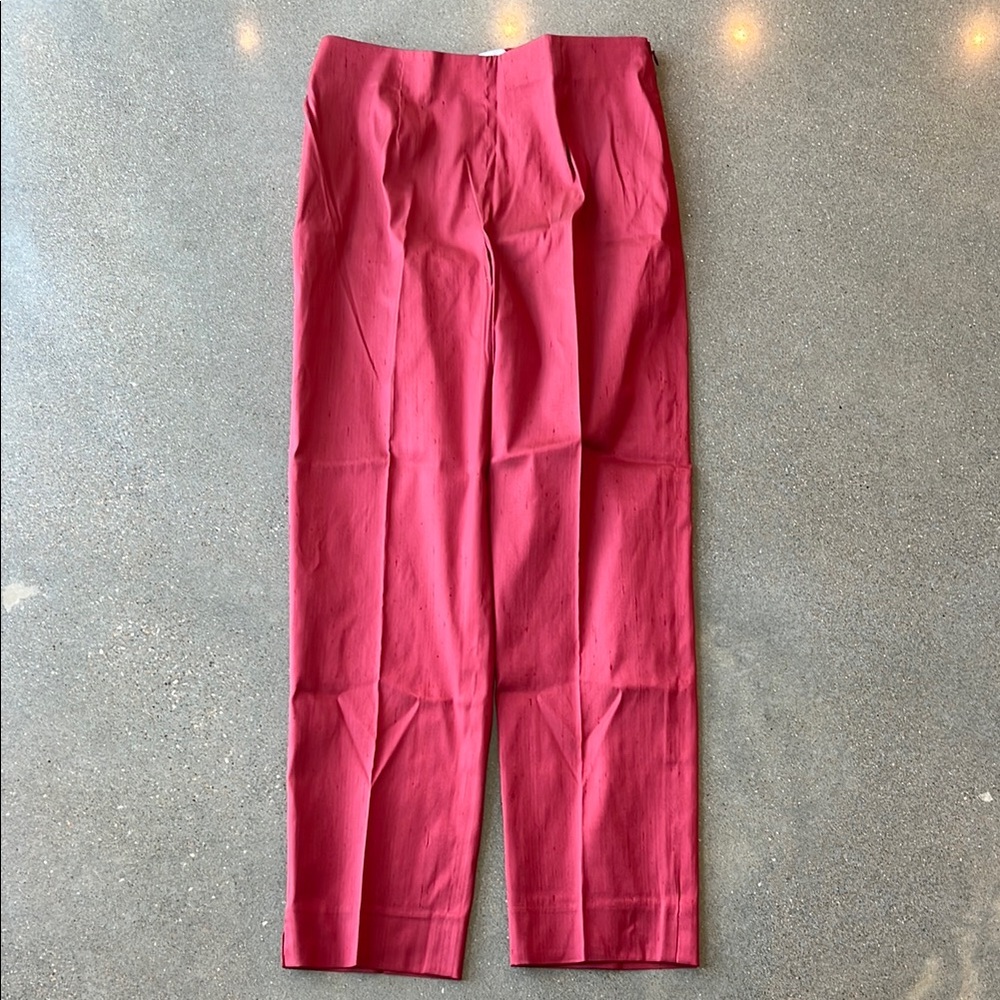 Leggiadro Duponi Shantung Side Zip Pants- NWT